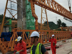 湖北愛範科技有限公司架橋機安全監控系統安裝于(yú)馬來(lái)西亞吉隆坡SUKE CA4項目